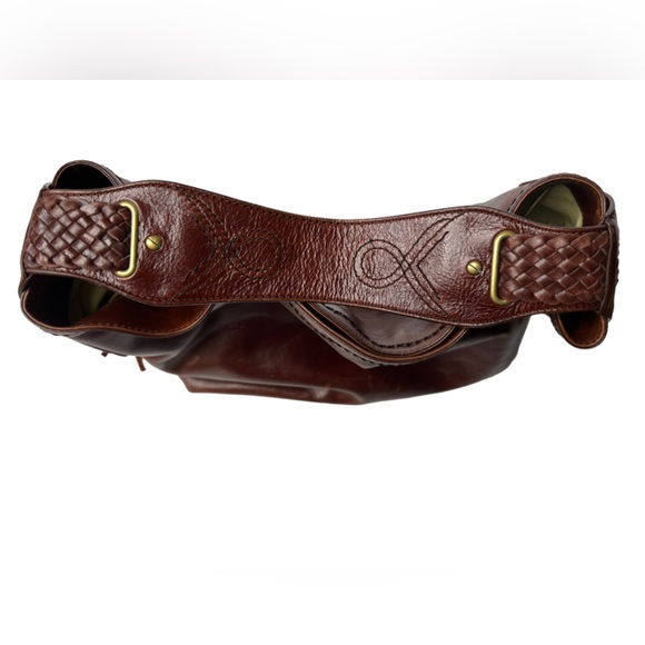 Cole Haan Sierra SP06 leather hobo handbag fringe - Picture 4 of 14